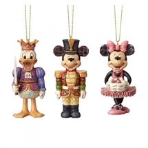 Disney Traditions - Set of 3 Nutcracker Ornament